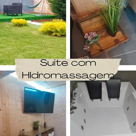 Homestay Estudio Com Hidromassagem Em Casa Com Pisicna E Churrsqueira Santar